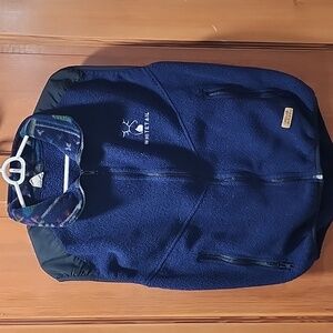 Whitetail Navy Fleece Vest